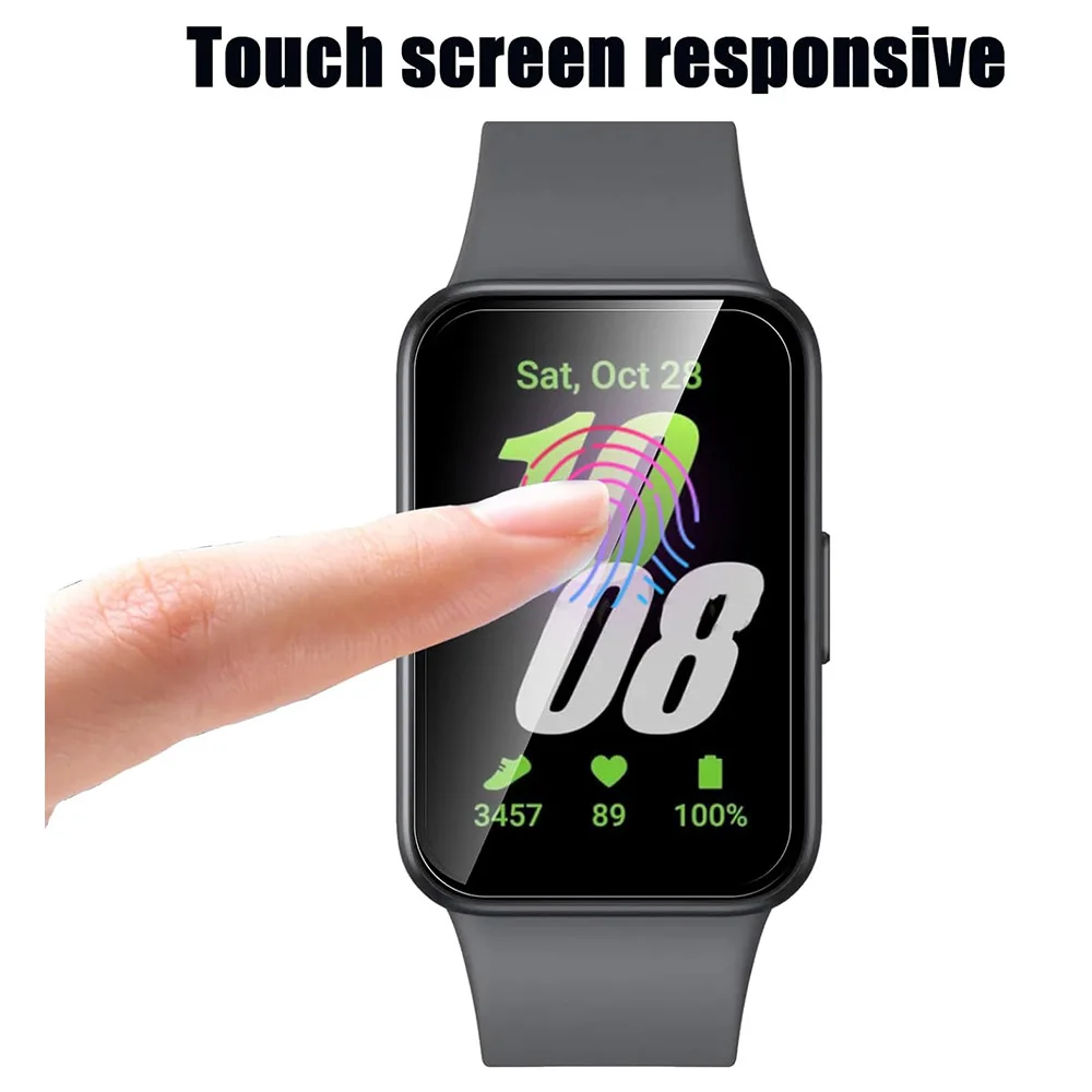 삼성 갤럭시 핏 3 (SM-R390) 스크린용 하이드로겔 필름, 보호대 TPU 소프트 필름, 스마트 워치 팔찌 보호 필름, 3 개, 6 개