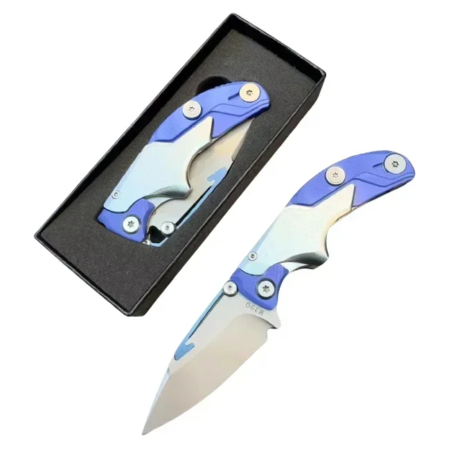 Yaoguang Pocket Folding Knife M390 Blade 6061 Aluminum Alloy Handle Tactical Hunting Camping EDC Survival Tool Knives