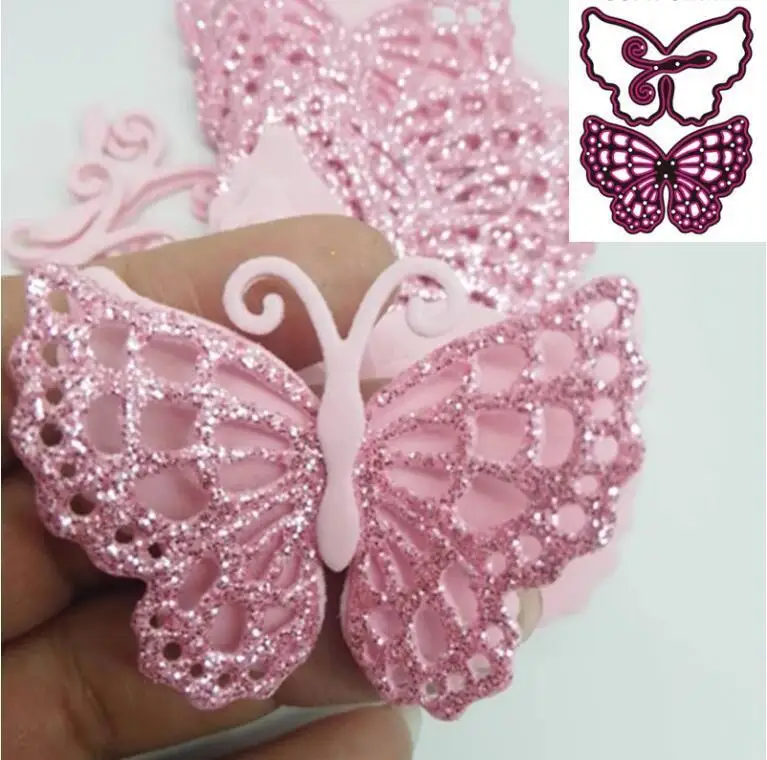 

1pcs Butterfly Metal Cutting Dies Mold Scrapbook Embossing Paper Craft Knife Mould Punch Stencils Dies