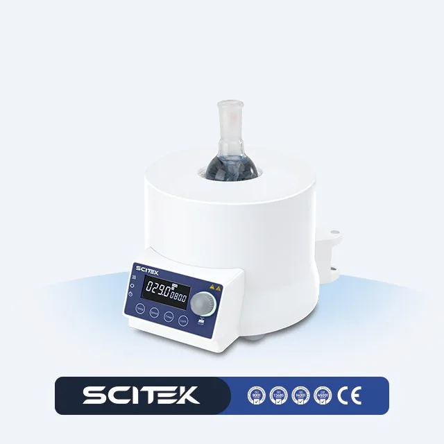 COOFULL Heating Jacket Type Magnetic Stirrer Dual Independent Safety Circuits Triple protection LCD Display Residual Heat Alarm