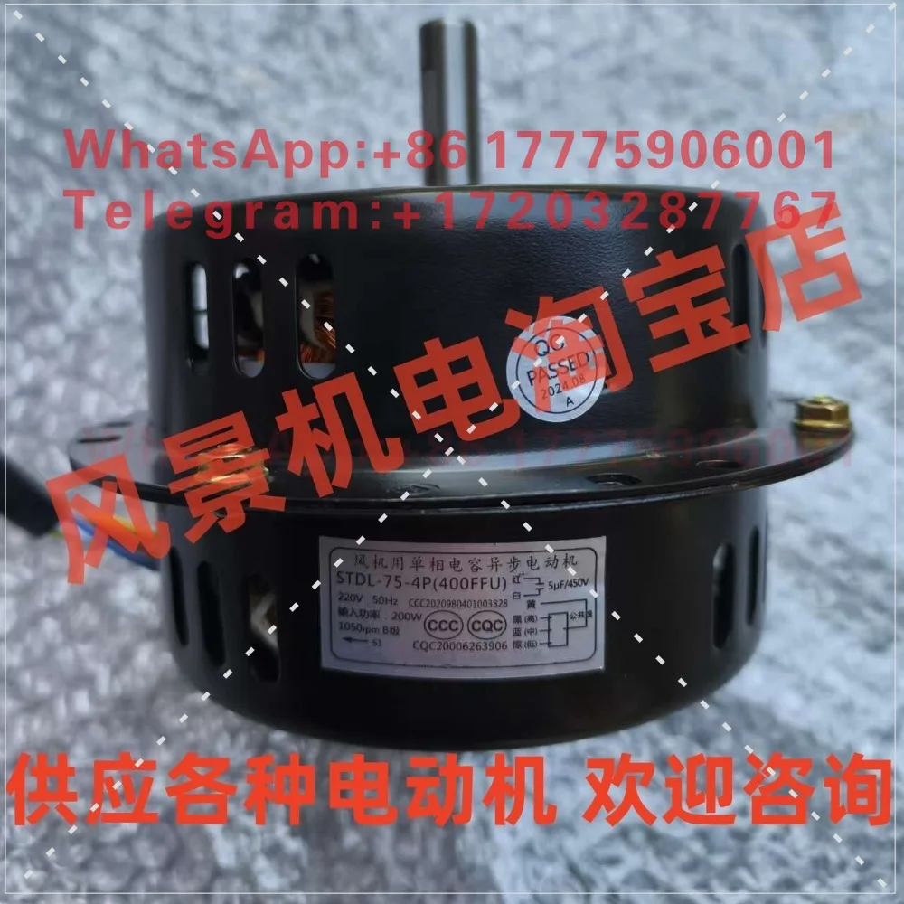STDL-75-4P (400FFU) single-phase asynchronous motor for fan, supplying various purification and ventilation motors