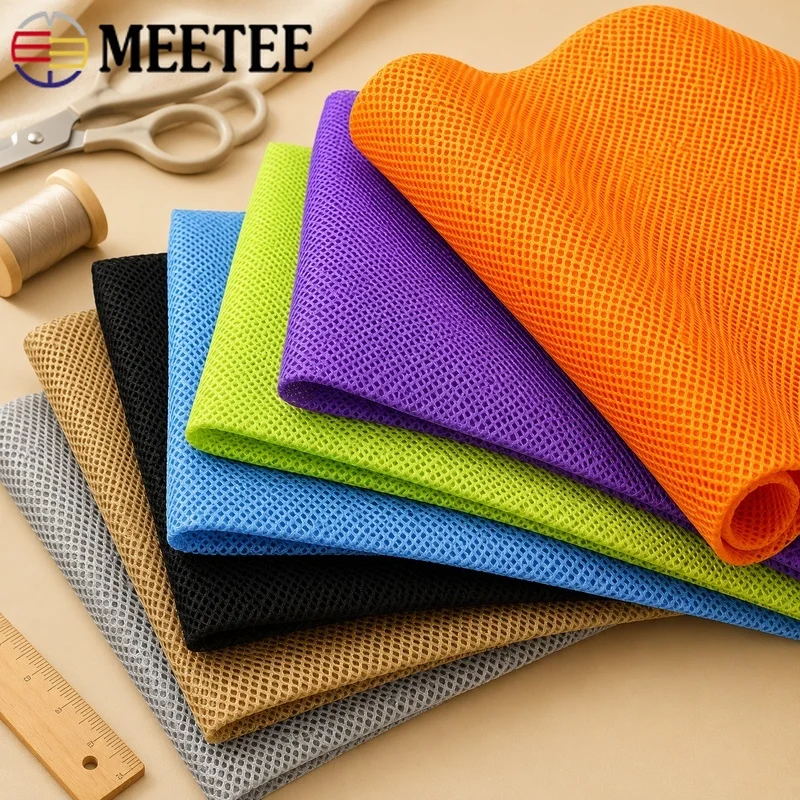 

50/100x150cm 3D Spacer Mesh Fabric Three Layer Breathable Elastic Cloth Seat Cover Sofa Bag Shoes Upholstery Supplies Sportswear