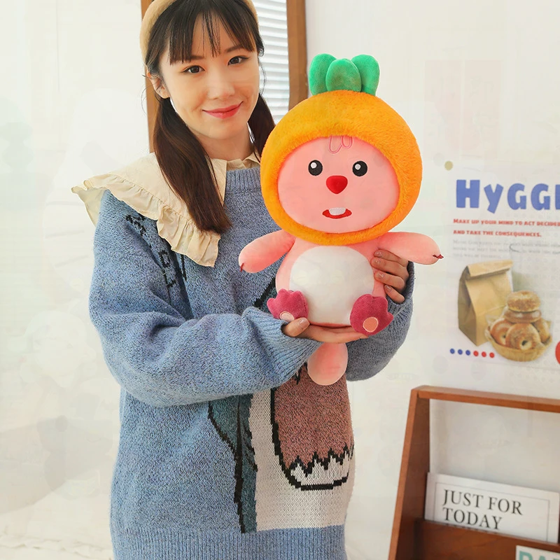 New Trending Kakao Friends Loopy Beaver Transform Bedtime Companion Plush Toy Soft Stuffed Animal For Kids Girls Birthday Gift