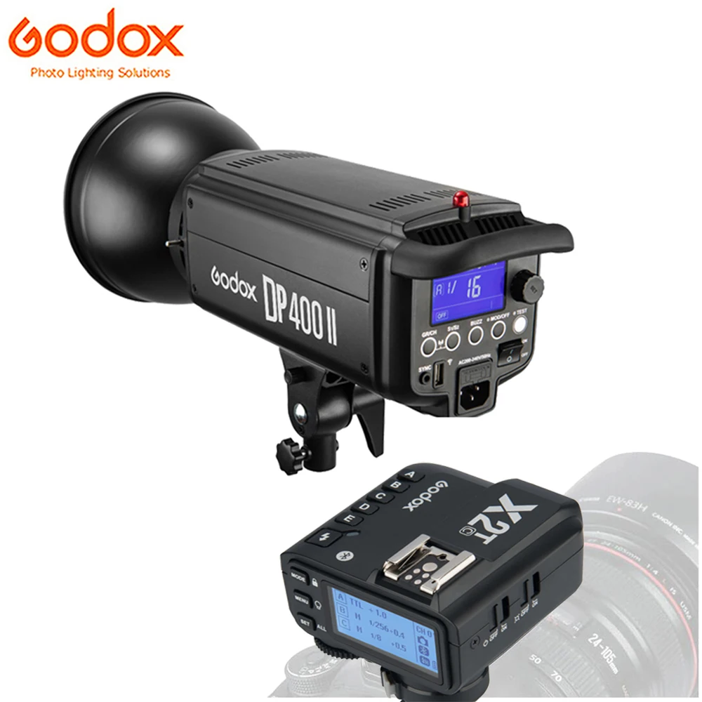 

Godox DP400II 400W 2.4G wireless X System Studio Strobe Flash Light 400Ws GN65 Pro Photography Lighting Flashlight