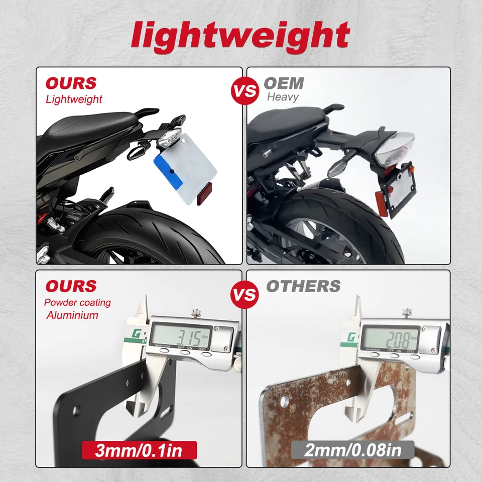 Motorcycle License Plate Holder Bracket Fit For BMW F900R F900XR