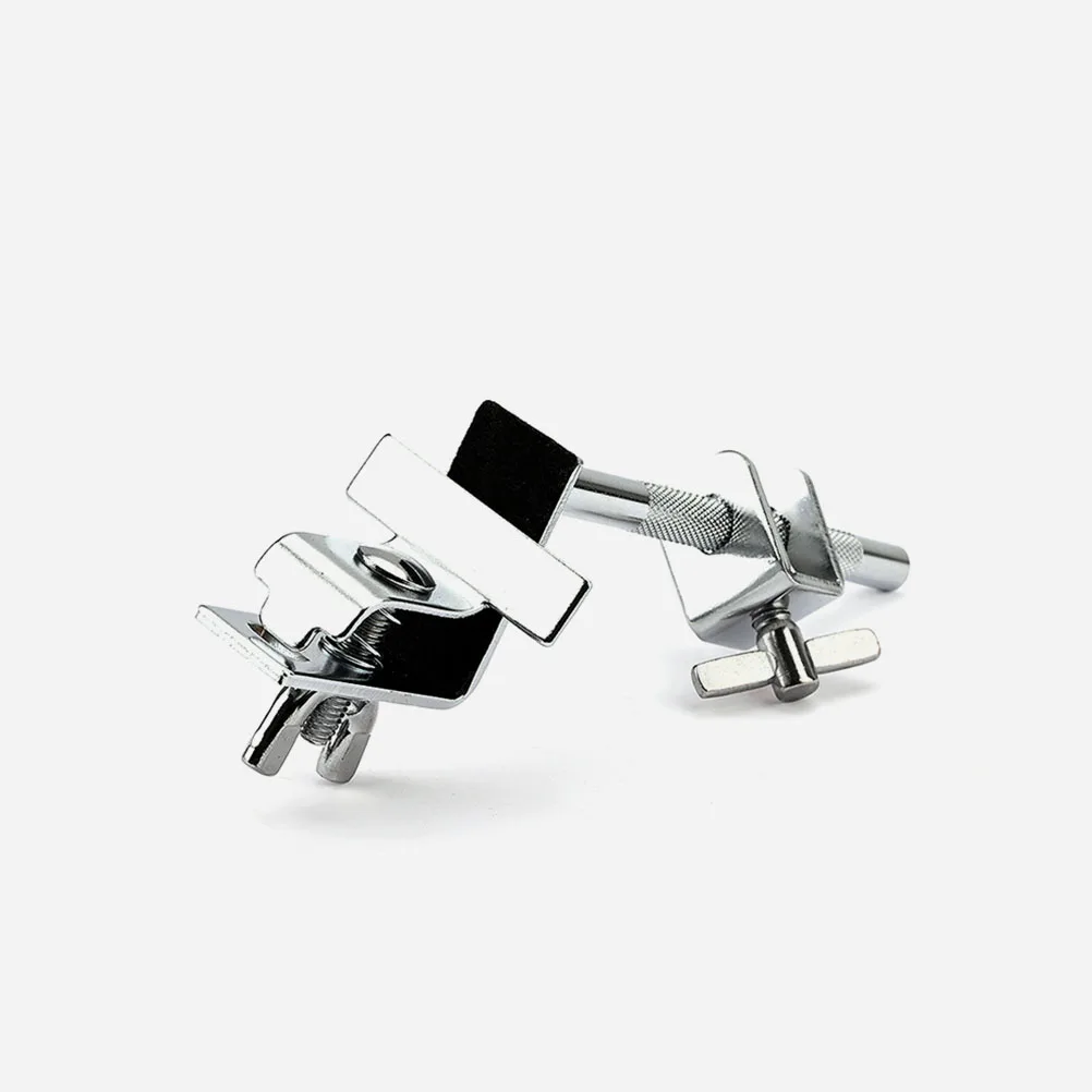 

Metal Clamp for Set Bass Drum Easy Install Simple Structure Cowbell Bracket Drum Kit Holder Cowbell Clip