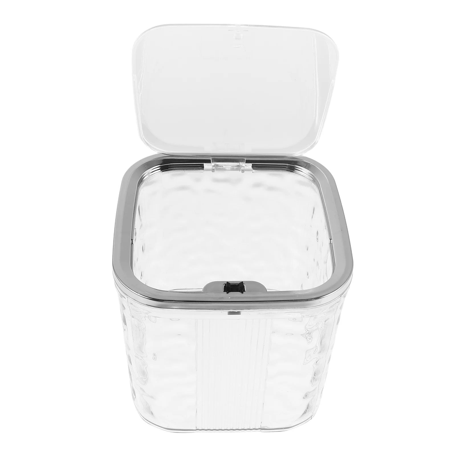 

'S Accessories Storage Box Transparent Press To Open Hair Clip Organizer Portable Scrunchie Holder For