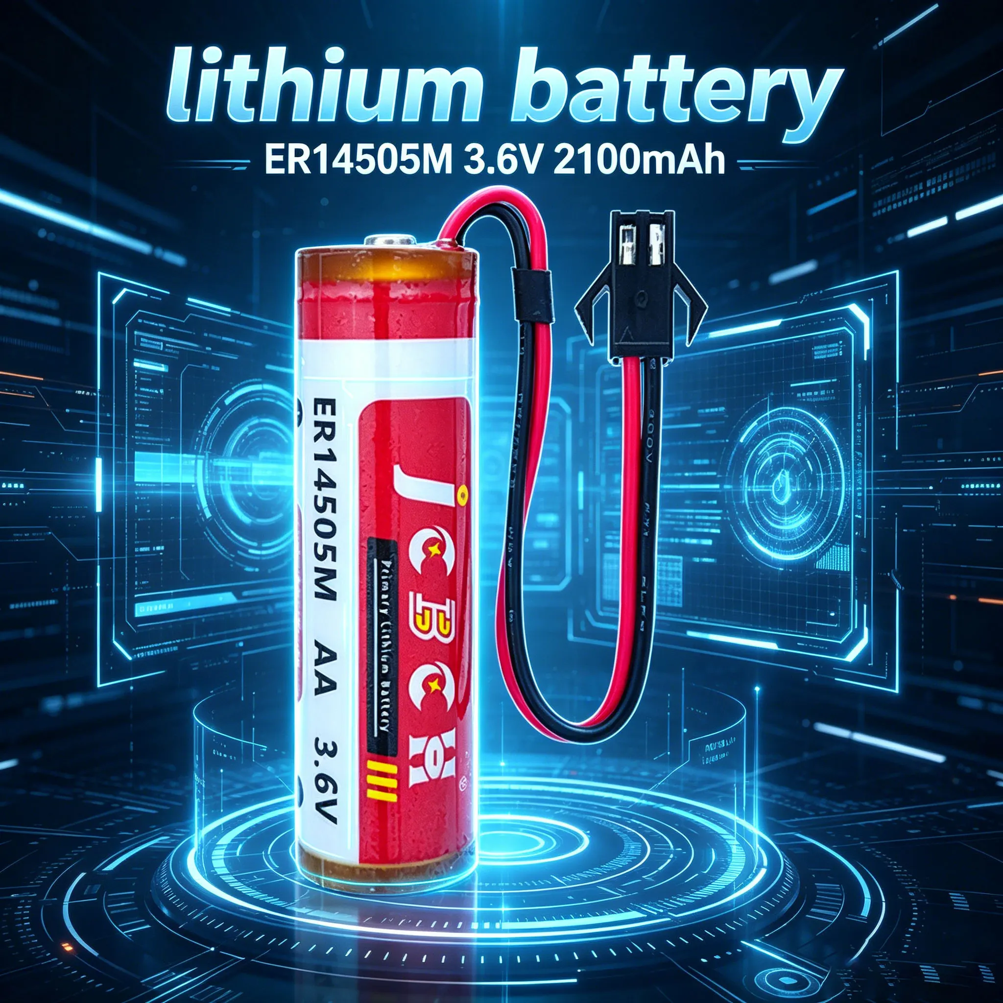 JCBCH ER14505M Disposable lithium battery 3.6V waterproof installation intelligent water meter patrol rod positioning card