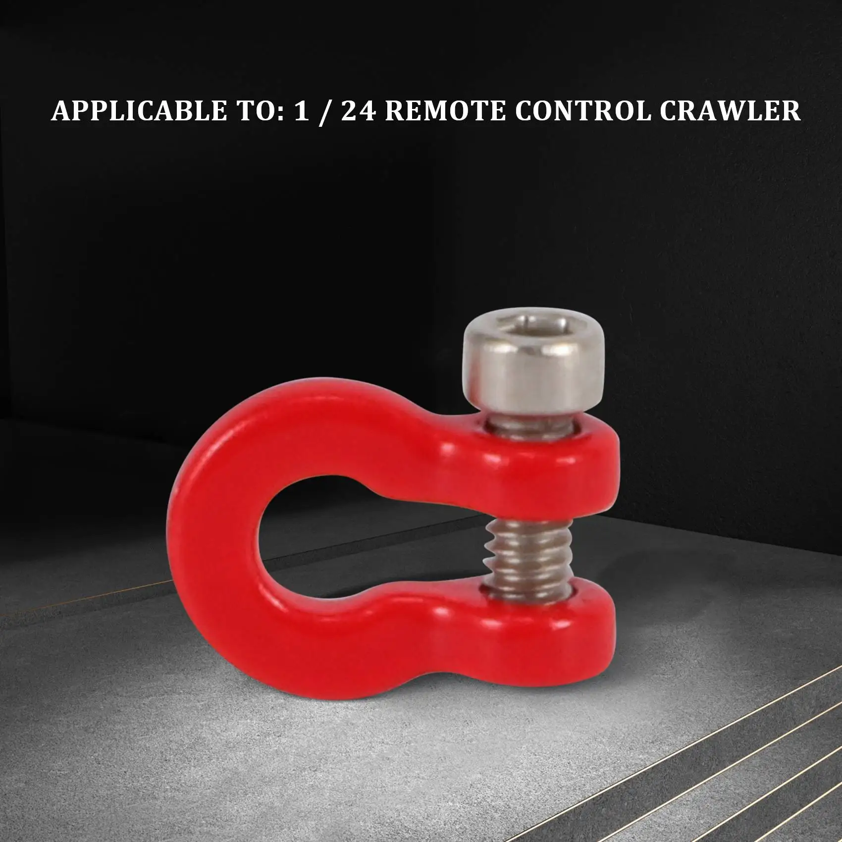 8 Stück Metall Stoßstange Anhänger Haken Abschlepp schäkel Rettungs haken für RC Crawler Auto Axial Scx24 Upgrade Teile Zubehör