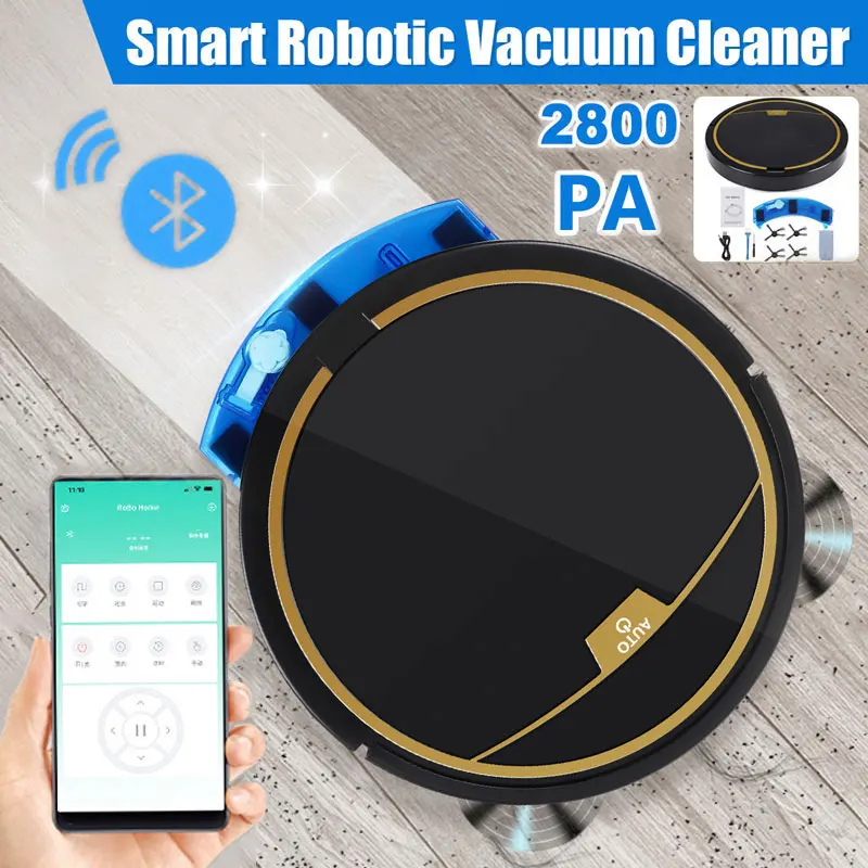 

Vacuum Cleaner Robot Smart 2800PA Remote Control Wireless Auto Cleaning Machine Floor Sweeping Wet Dry Vacuum Cleaner For Home