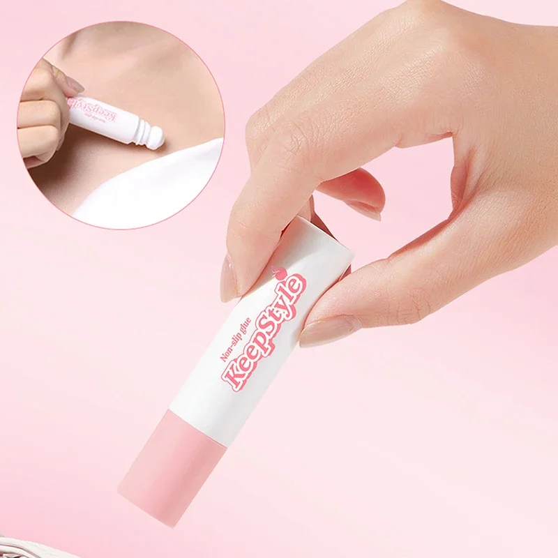 10g Anti-Slip Glue Roll On Skin Adhesive For Clothing Dress Body Skin Anti-exposure Bra Non-slip Fixed