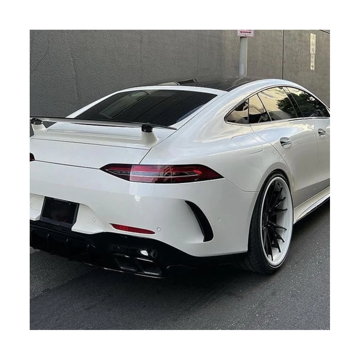 자동차 리어 범퍼 스포일러 에어 벤트 커버, 사이드 카나드, 메르세데스 벤츠 AMG GT GT50 GT63 X290 세단용