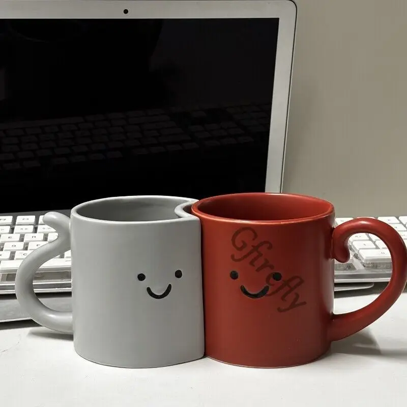 

Love and Deepspace Ceramic Couples Coffee Mug Cup Anime Water Glass Cosplay Tumblerful Tumbler Stoup colleagues Gift