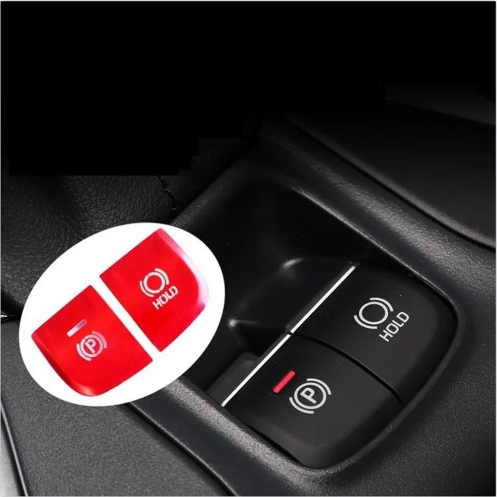 

Car Button Trim Gear Never Fade Parts Red Trim Waterproof Accessories Button Function Aluminium Alloy Brand New