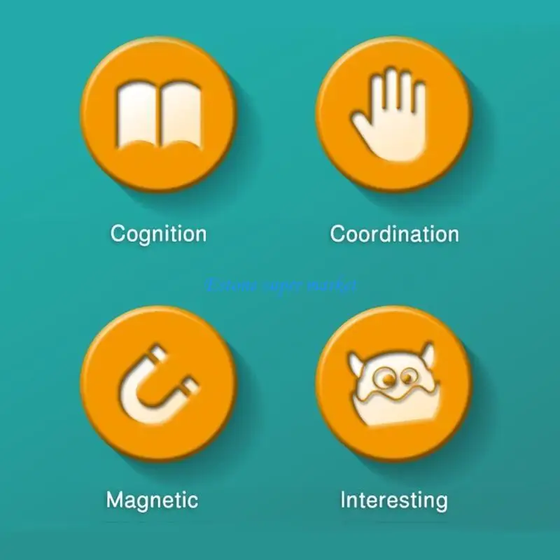 090b crianças brinquedos magnéticos blocos construção robô conjunto pré-escolar ímã educacional empilhamento brinquedos para