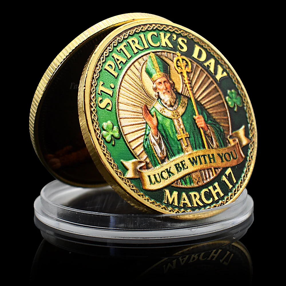 Token Coin Mechanism - St. Patrick's Day Glücksmünze Doppelseitig mit