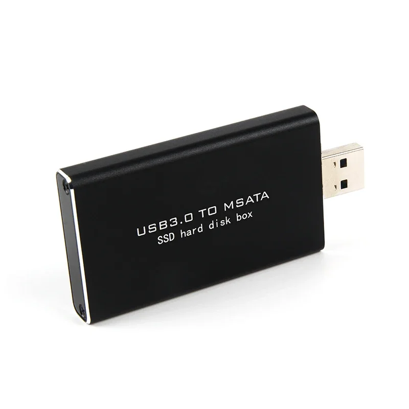 M2 SSD Внешний HDD Mobile Box USB3.0 to mSATA Case Адаптер жесткого диска USB 3.0 to mSATA SSD Корпус MSATA to USB 5 Гбит/с HDD Case
