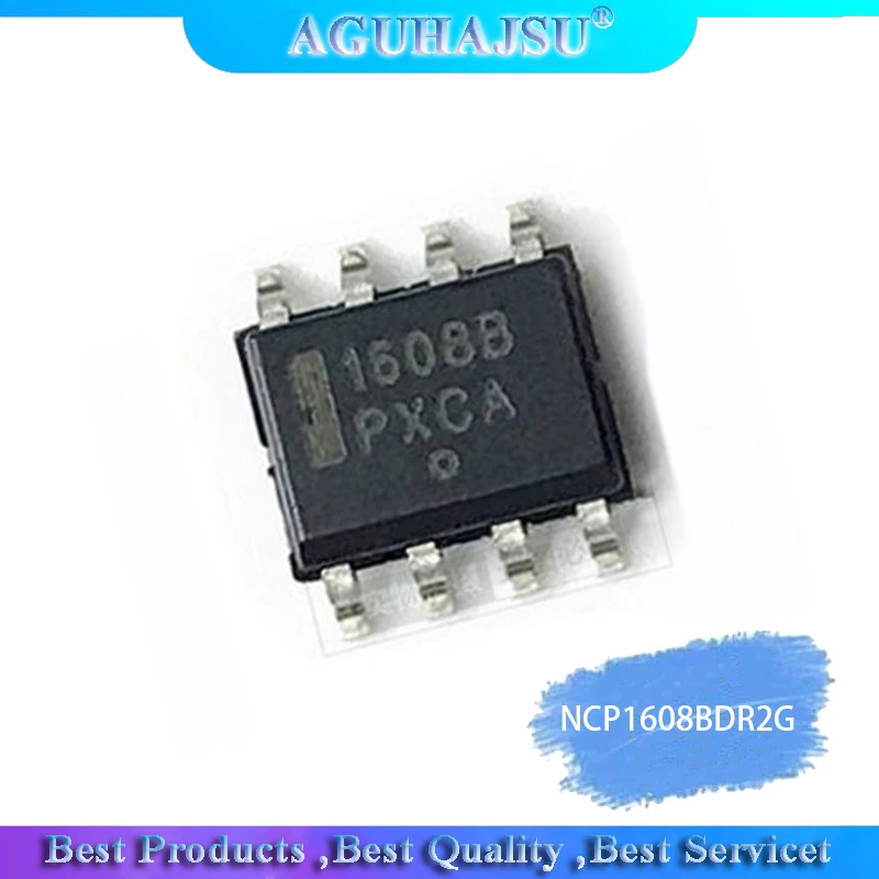 

10pcs/lot NCP1608BDR2G NCP1608 1608B NCP1608BDR NCP1608B Waterproof shell