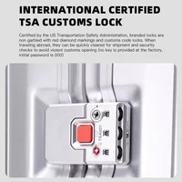 All-aluminum-magnesium alloy trolley suitcase, spinner wheel, aluminum alloy suitcase, metal box, password boarding suitcase 6