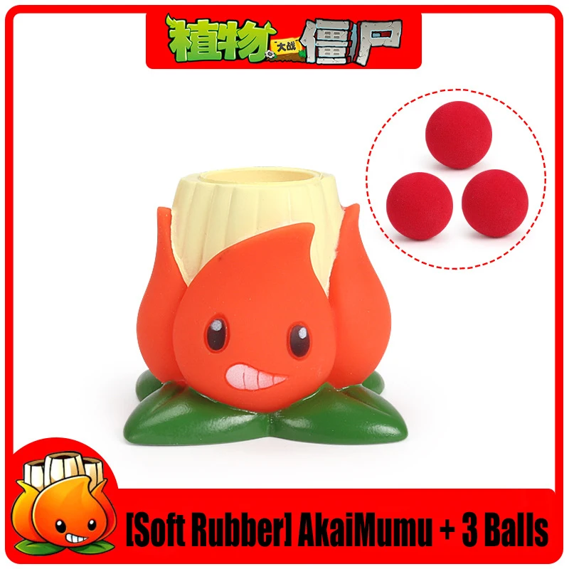 NEW Plants Vs. Zombies Game Peripheral Soft Glue Toys Cactus Chomper Pea Shooter Snow Pea Fume-Shroom Funny Kids Birthday Gifts