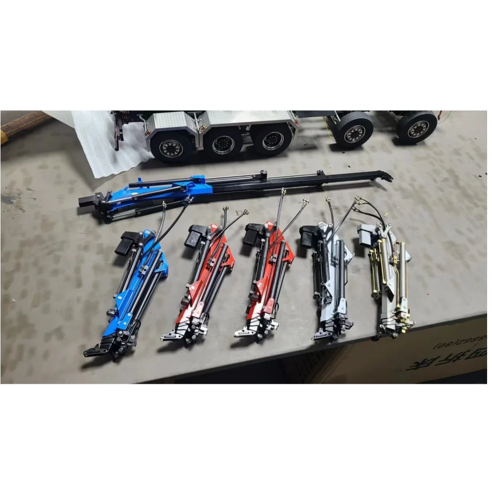 

Spare Part Metal Fly Jib Arm Crane for 1/14 RC Hydraulic Dumper Car Radio Tractor Truck TOUCAN DIY Lorry Model Vehicles Tipper