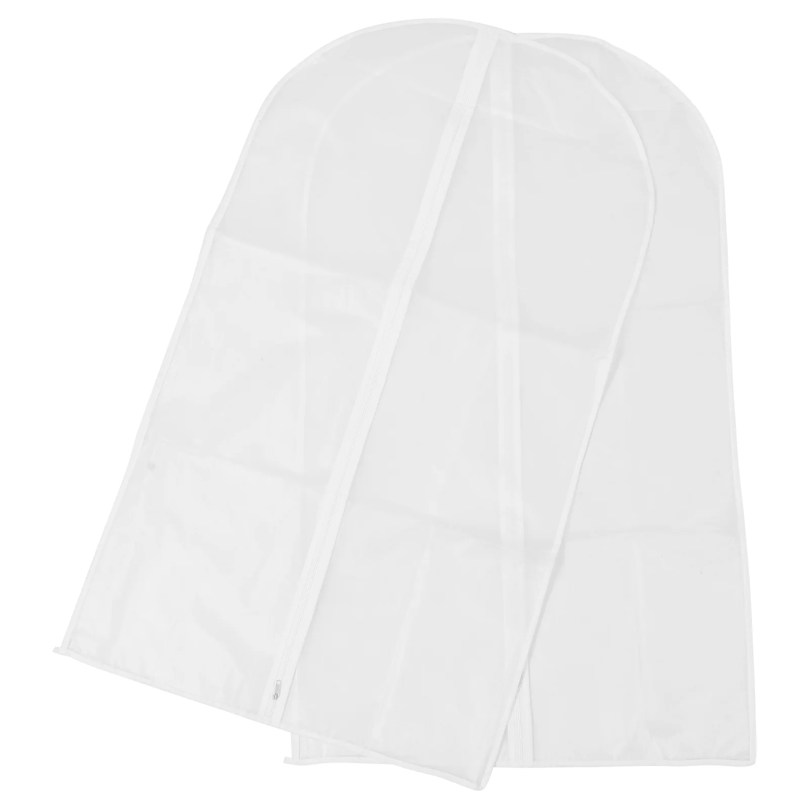 

2 Pcs Racks Clothing Dust Cover Apparel Clothes Prevention Bag White Eva Garment Miss Outfits
