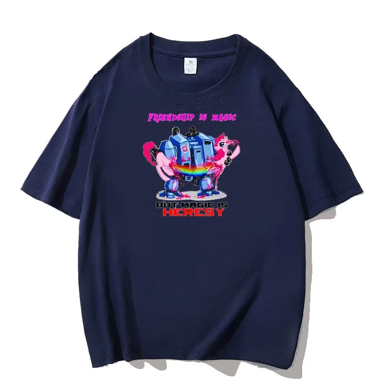 

Fun cartoon printed T-shirt for summer Y2K fashion men's and women's round neck short sleeve trendy casual breathable sports top