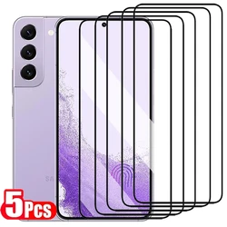Full Cover Tempered Glass Screen Protector For Samsung S24 Ultra S25 S23 FE S22 S21 Plus S20 FE Note 20 10 Lite Protective Film