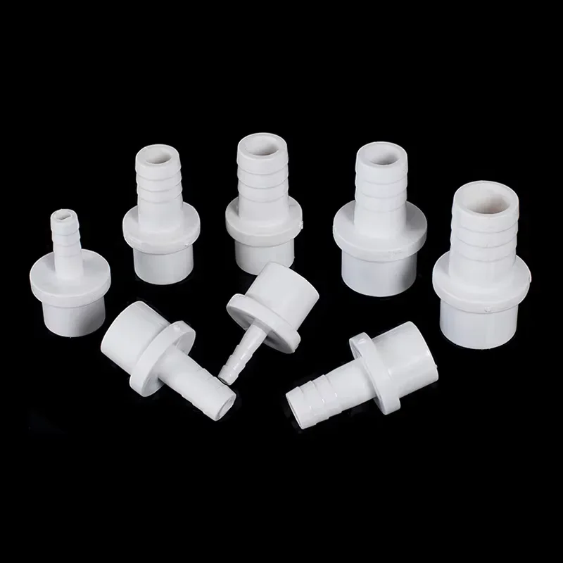 PVC 파이프 피팅 - 호스 파고다 커넥터 5,8,10,12,14,16,18,20mm 바브 테일 - 호스 및 20mm 25mm - 파이프 튜브 조인트 어댑터
