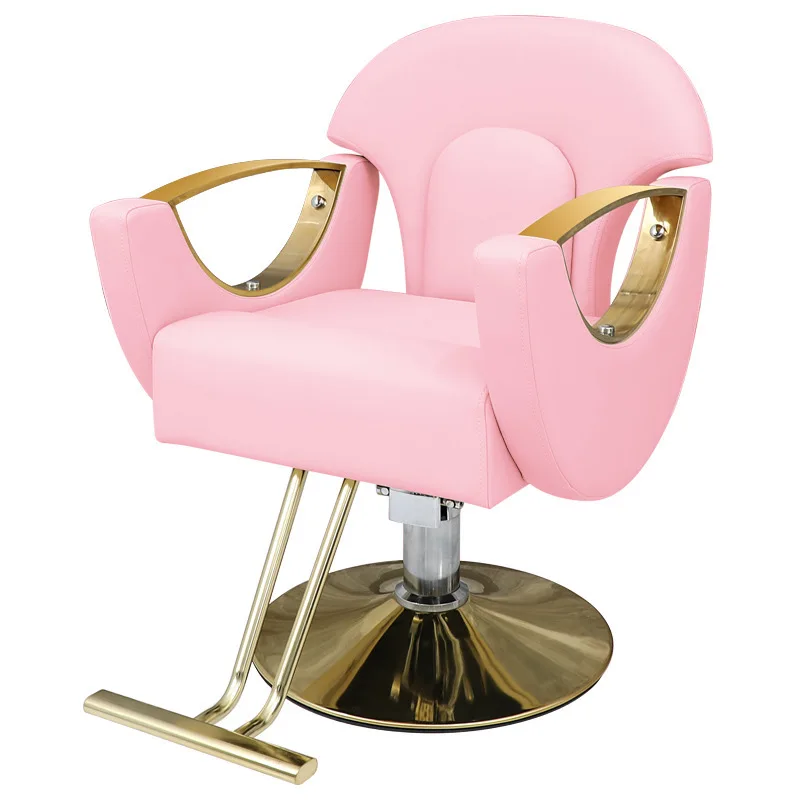 

Hot Sale Beauty Salon Furniture Luxury Hair Salon Station Shampoo Chairs Barber Chair Pink Salon Chair