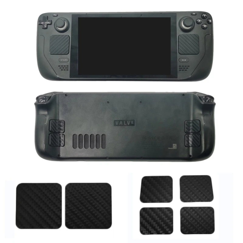 Game Console Thumbstick Caps for Steam Deck 3 in 1 Host Protections Sticker Set image 4