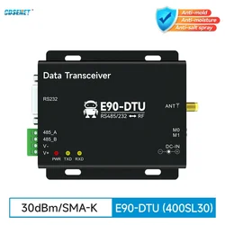 SX1262 SX1268 E90-DTU(400SL30) LoRa Relay 30dBm RS232 RS485 433MHz 470MHz Modbus Receiver LBT RSSI Wireless RF Transceiver