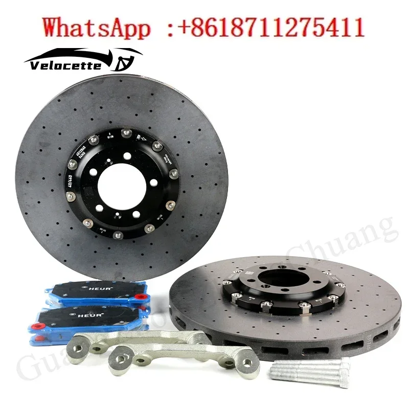 New Automotive Brake System 400-420mm Carbon Ceramic Brake Disc Kit with Large Brake Calipers