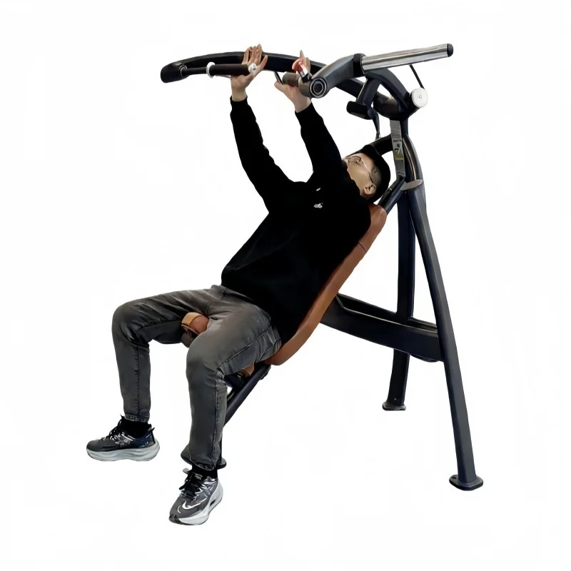 Commercial Home Fitness Strength Training Super Plate Loaded Seated Incline Chest Press Machine Gym Equipment