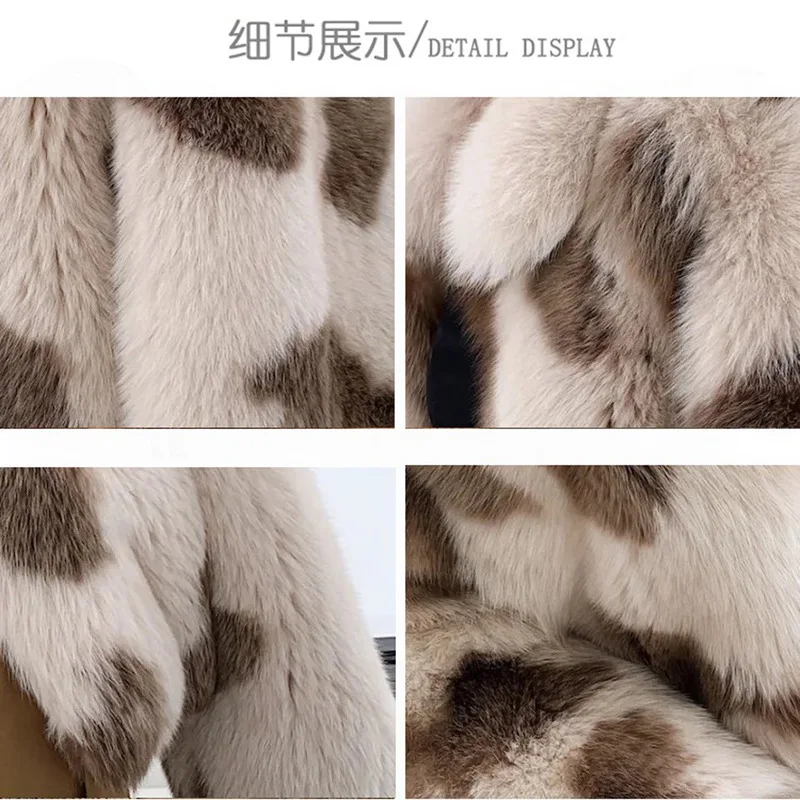 Italian style  Tuscany  Lamb's wool  Fur coat  Fall and Winter  New  Women  Fox fur  Short coat  Comfortable  Elegant