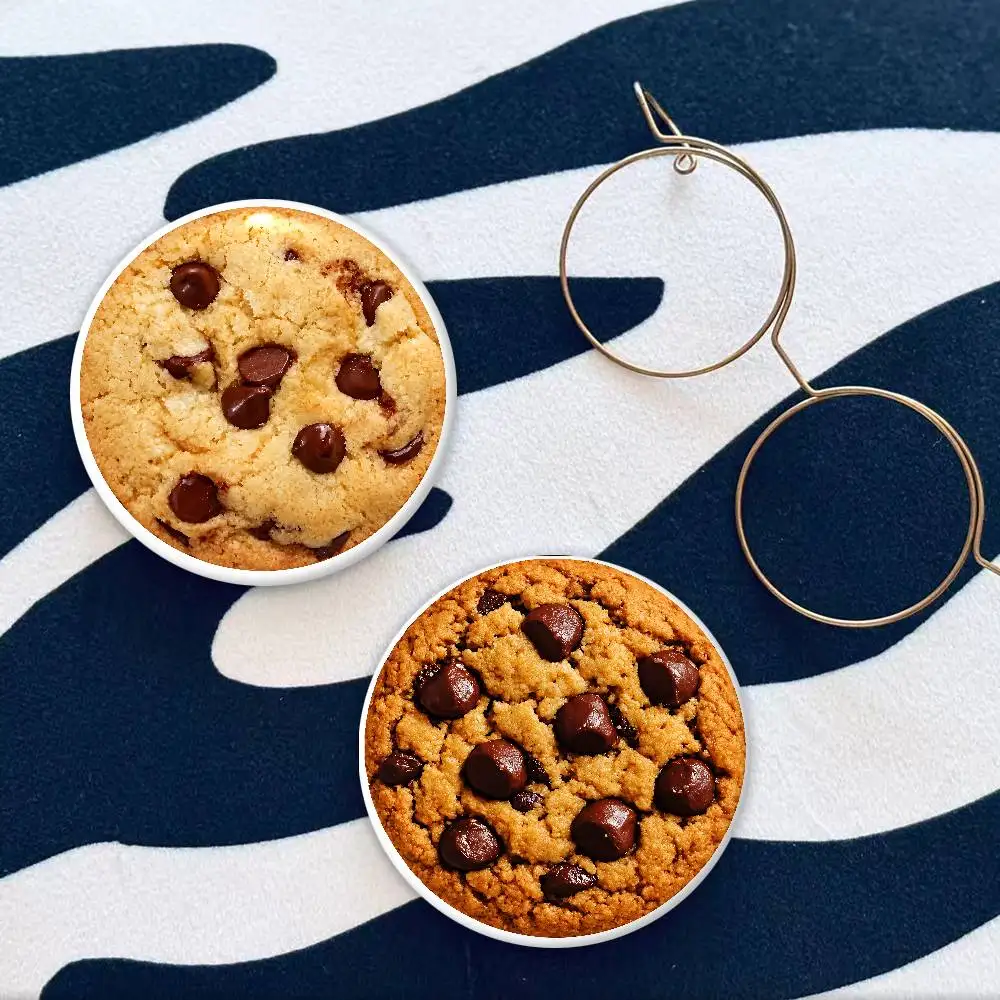 Cookie-Themed Badges Tinplate Soft Button Pin Brooch Metal Badge Custom Jewelry Accessories Hat Bag Lapel