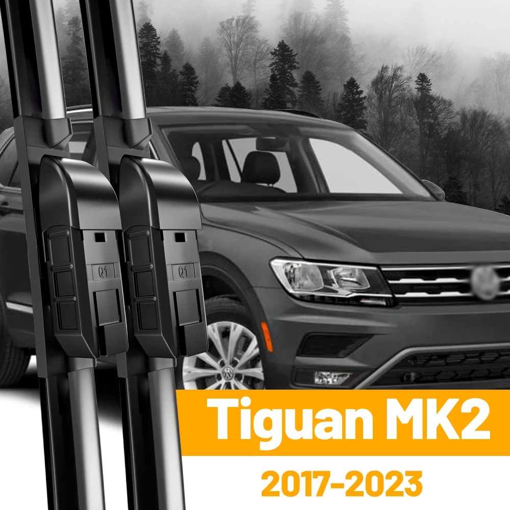 For VW Tiguan MK2 Front Wiper Blades 2017-2023 2018 2019 2020 2021 2022 Windscreen Windshield Window Brushes Accessories 26\