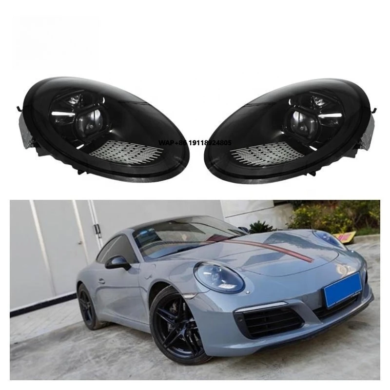 Dynamic DRL Plug and Play LED Headlights for  911 991.1/991.2 2012-2018 New Condition 992 Design