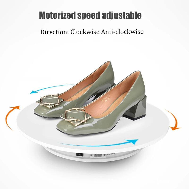 BFOLLOW 20/30/40cm Turntable Electric Mirror Display Stand 360 Rotate Speed Exhibition Motorized Base for Photography Video