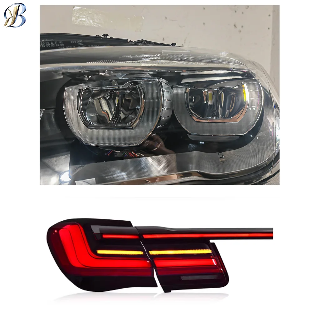 For BMW F02 modified headlight LED modified taillight upgrade headlight taillight combination