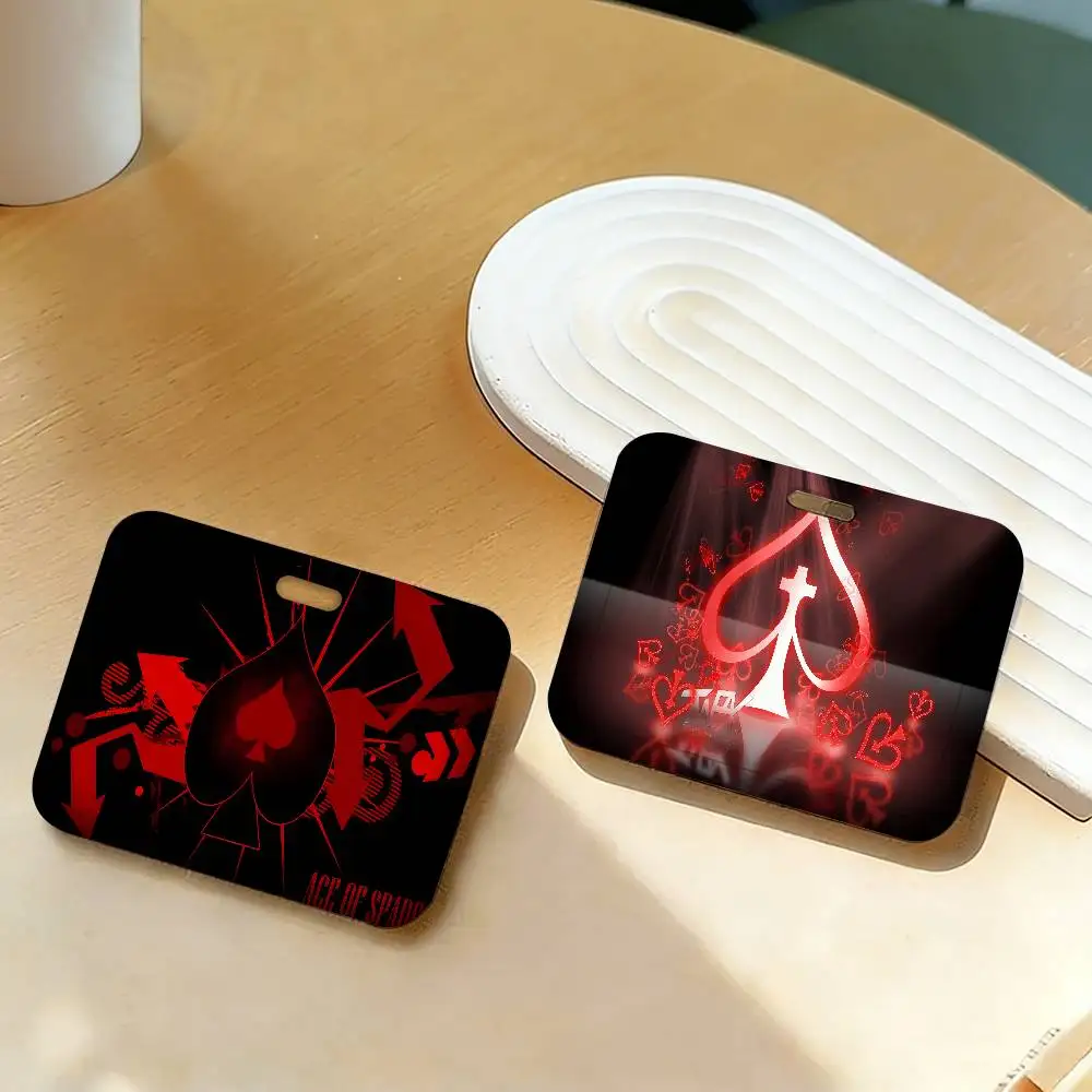

Модный держатель для бейджей Ace Of Spade, держатели для карт, студенческие бейджи, шнурки для карт, ремешки на шею для подарка