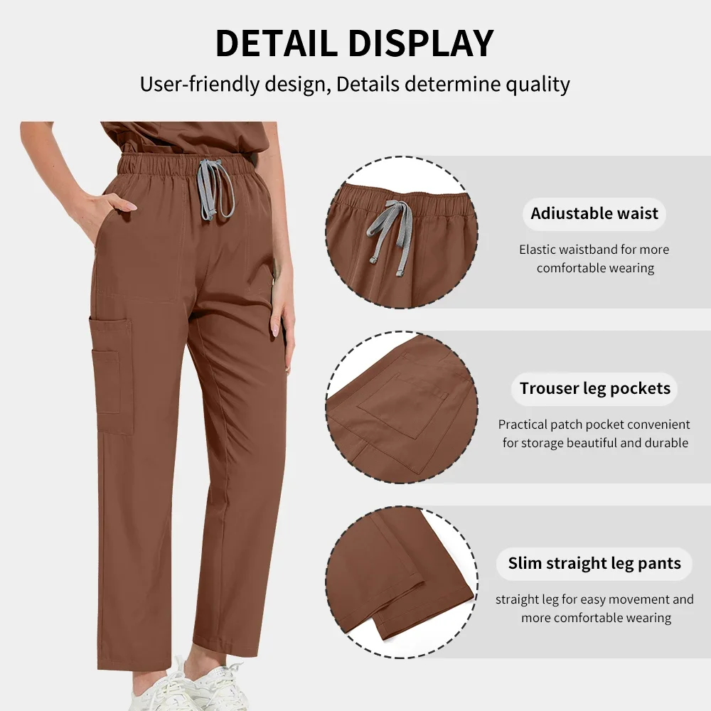 Scrub unisex Uniforme Donna Leggero Morbido Scrub infermieristico Medici Infermieri Accessori ospedalieri Dentista veterinario Scrub Uniformi