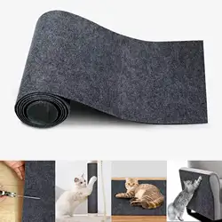 Cat crawling Mat Self-adhesive Wear-resistant Multifunction Wall Sticker Anti Scratching Climbing Cat Scratching Board Trimmable