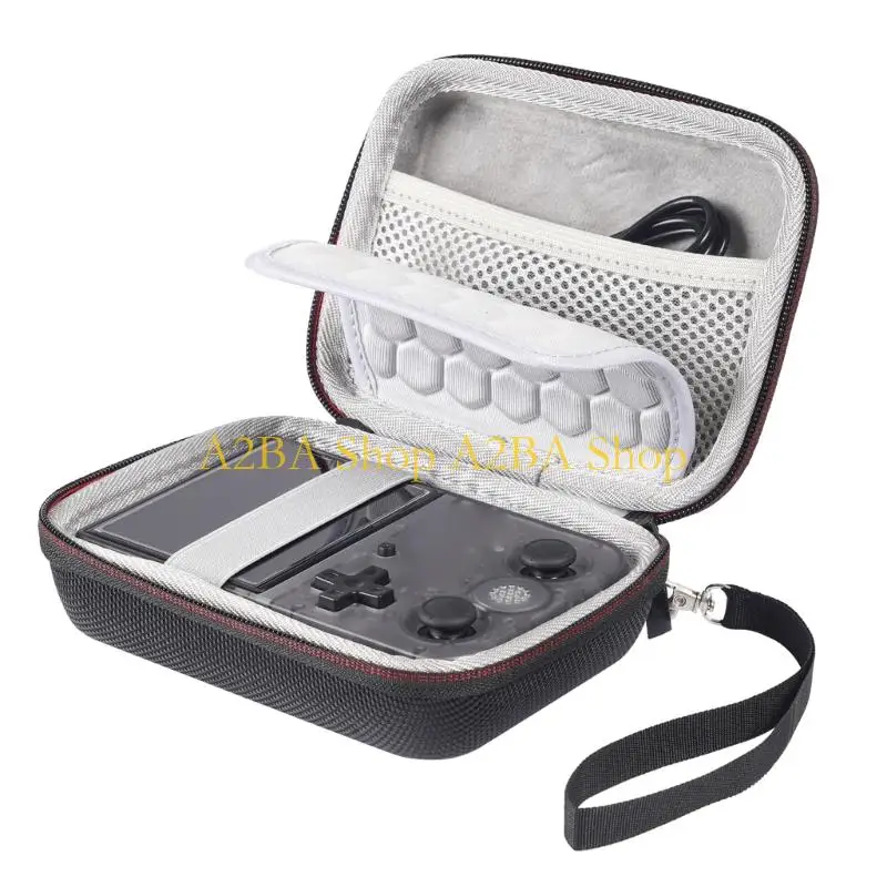 

A2BA Storage Box Handheld Game Console Shockproof Protector Case with Mesh Pocket