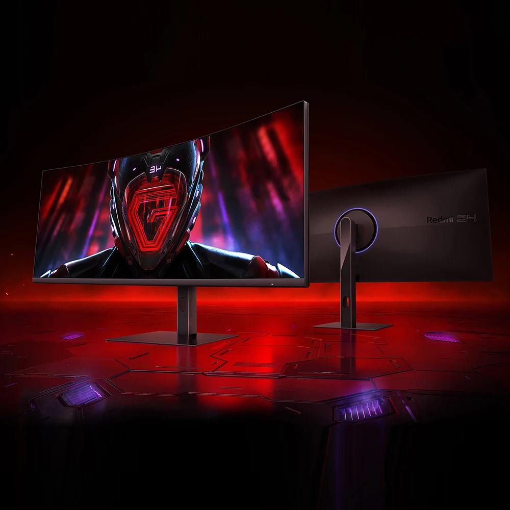 XIAOMI RedMi G34WQ LCD Monitors gamer 3440x1440 34 Inch 1500r 21:9 Curved Monitor Gaming 180Hz Computer Screen Pc Displays 1ms