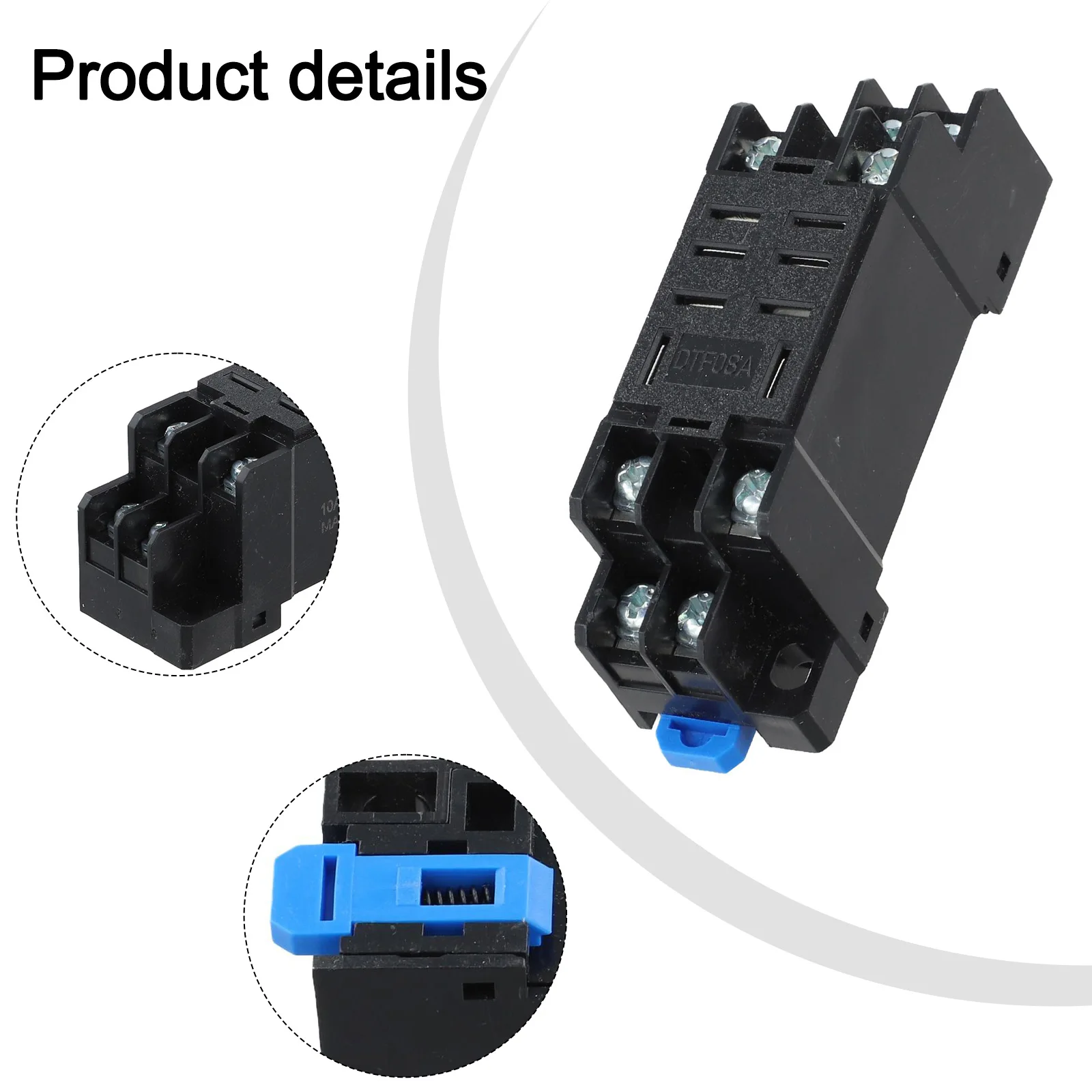 

Compatible Relay Socket 8-Pin Socket Base For Electrical Equipment Civilian Equipment Usage Industrial Equipment Usage
