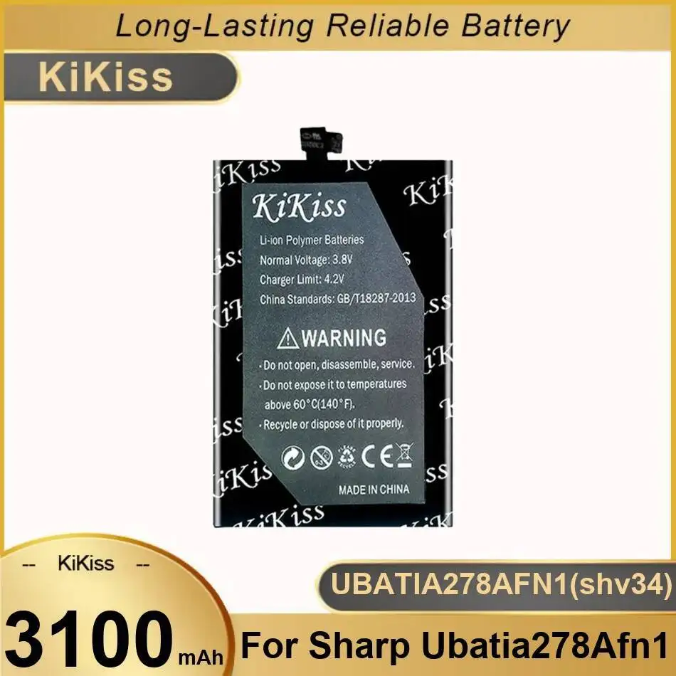

3100 мАч для Sharp UBATIA278AFN1, надежная сменная батарея для мобильного телефона Shv34