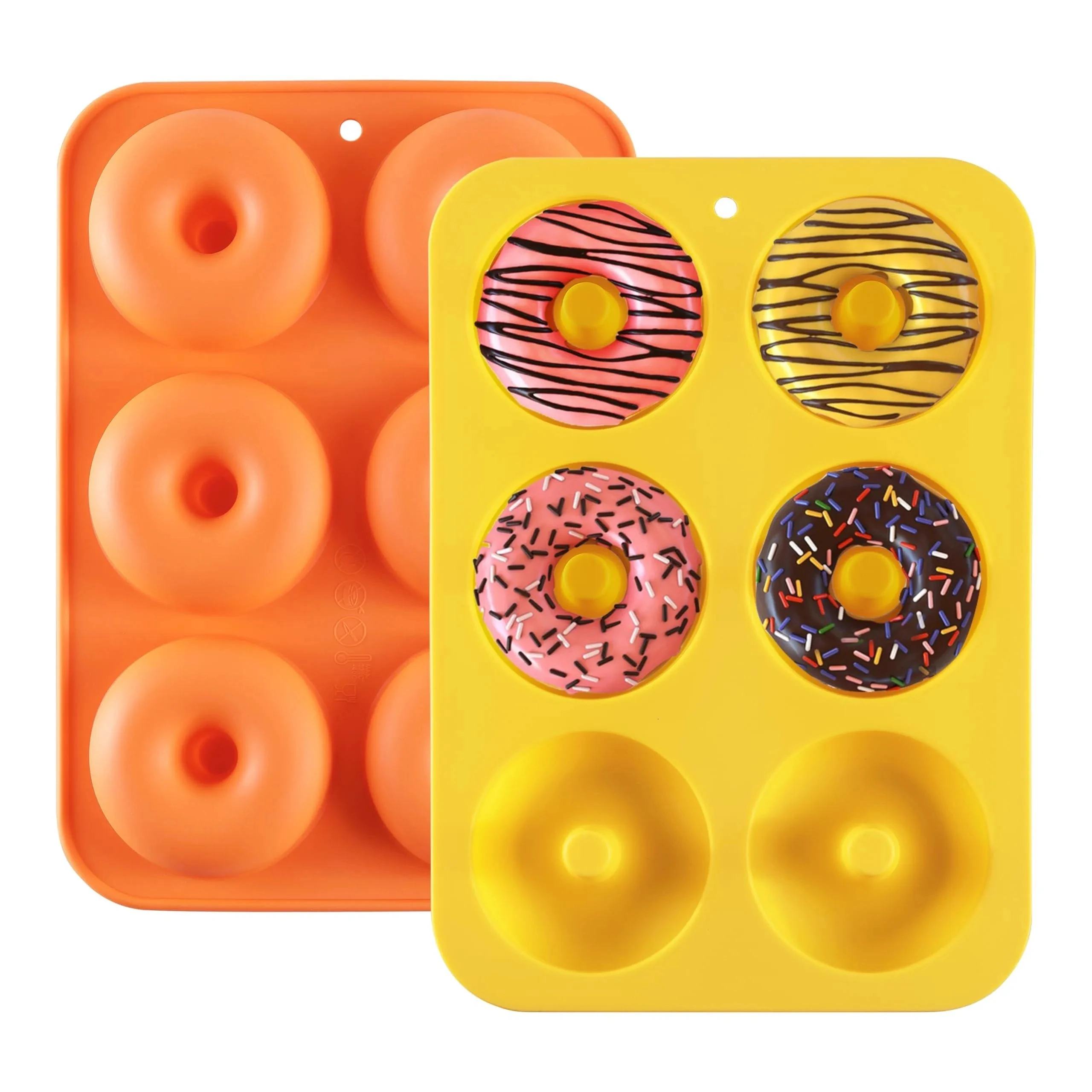 Silicone Mini Donut Pan 6-Cavi - Donut Mold Silicone recension och pris