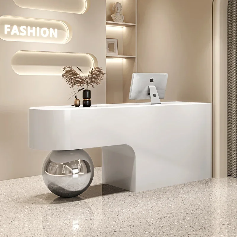 11 Cashier/Clothing Store Beauty Salon Training Institution Simple Modern Bar Table Light Luxury Reception Desk  FT