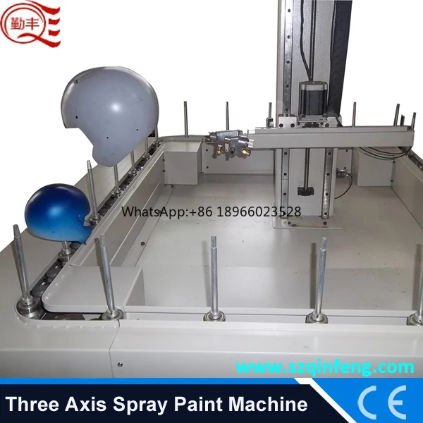 Three Axis Automatic robot spray painting machine  with water curtain cabinet for sofa legs